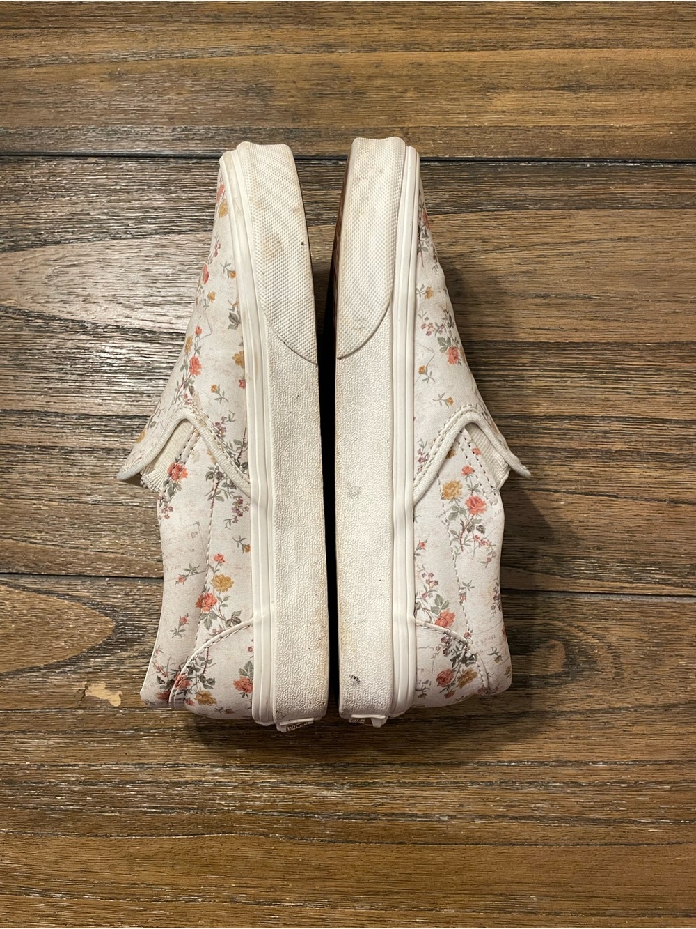 Vans Slip On Vintage Floral Marshmallow Sneaker Women’s 6.5  Ditsy Cottagecore - Picture 7 of 10